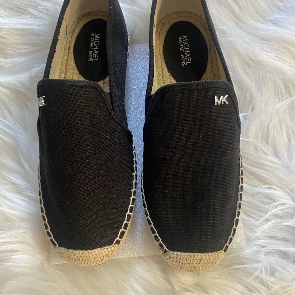 Michael Michael Kors Sz 8 Black Espadrilles - Picture 6 of 7